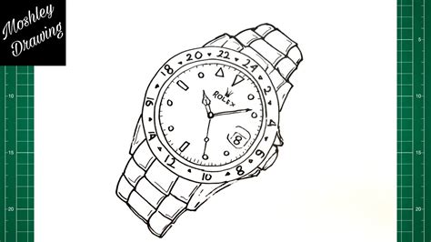 How to Draw a Rolex Watch 